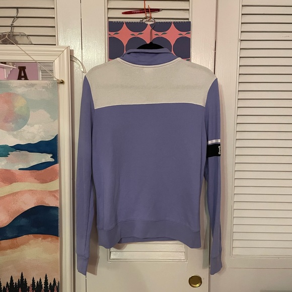 VS PINK Periwinkle Quarter Zip Size M - Picture 3 of 3